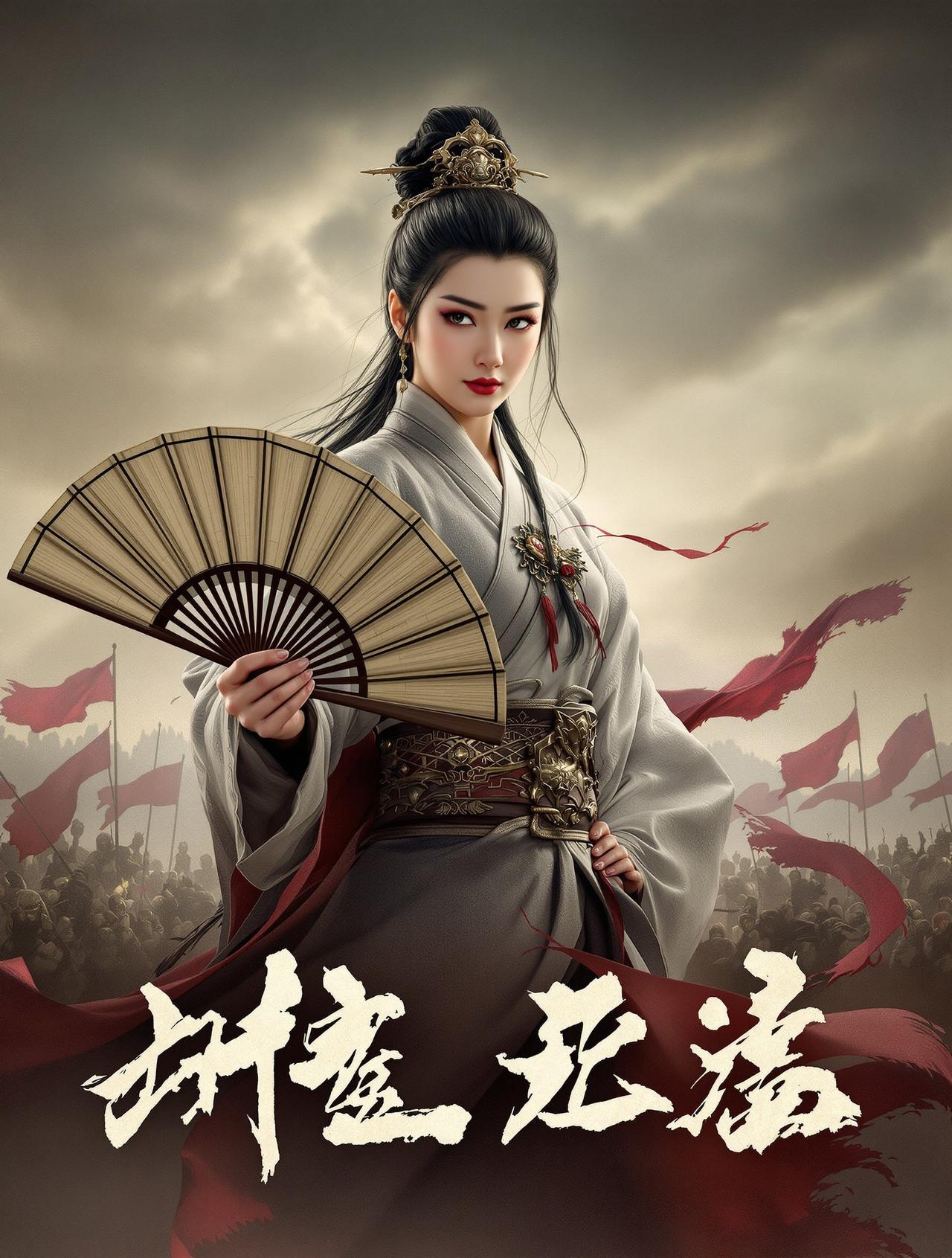 漫剧AI热播作品《凤鸣钥心》海报 — 将军之女手握传世钥匙，女扮男装潜入敌国。在权谋漩涡中步步为营